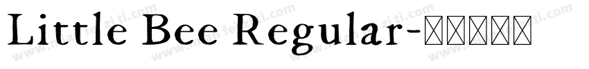 Little Bee Regular字体转换